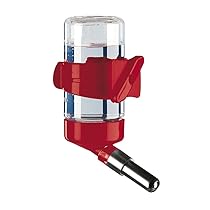 Ferplast Beverino per Roditori, Dispenser d’acqua per Criceti, Topolini, Gerbilli DRINKY, 75 cc, Adatto alle Gabbie in Rete, 8,5 x 4 x h 11 cm. Colori Misti