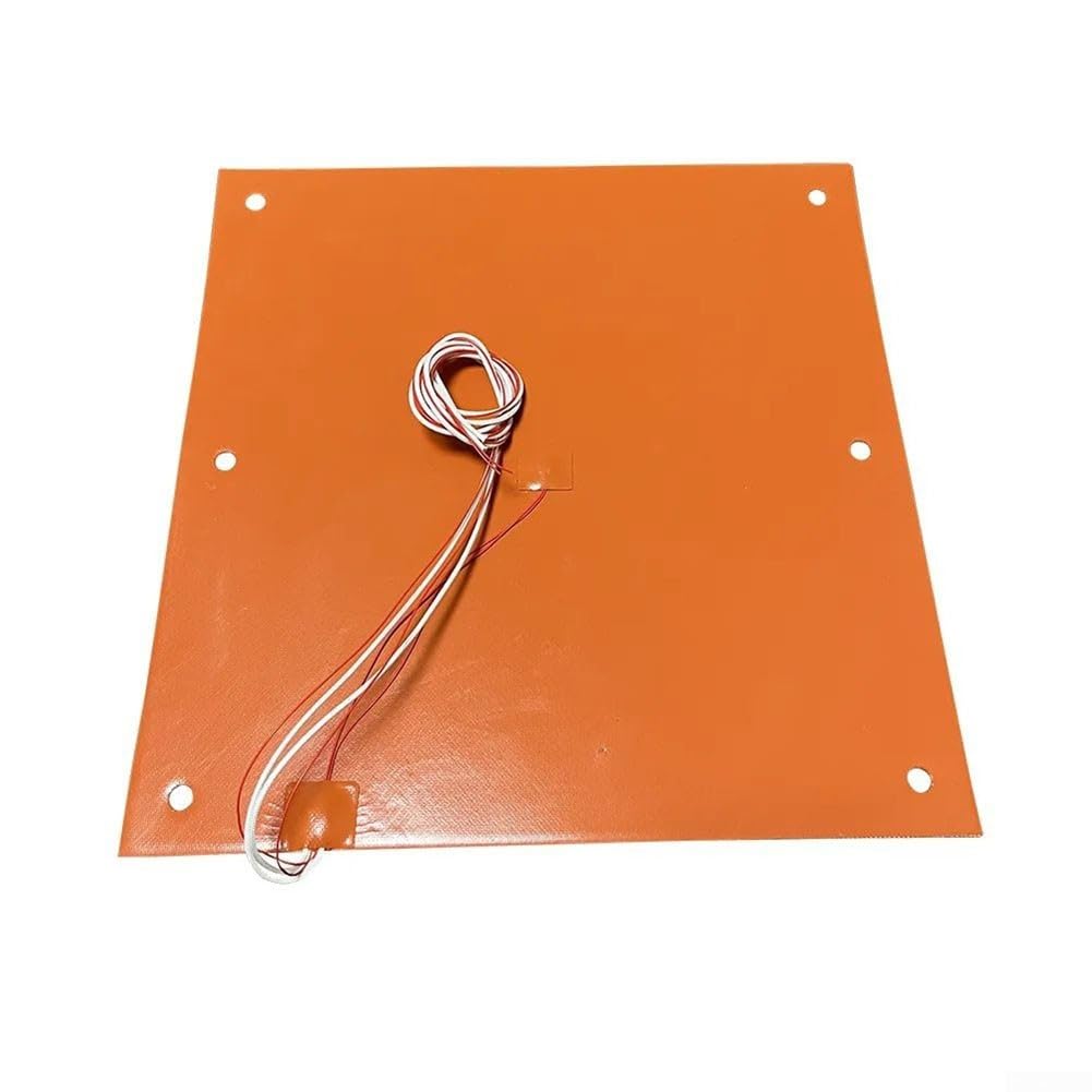 Accesorios de impresión 3D, almohadilla térmica de cama caliente de silicona con impresión 3D compatible con calentador de silicona para Tronxy X5S 400 Printe Heat 400x400MM 1400w(110v)