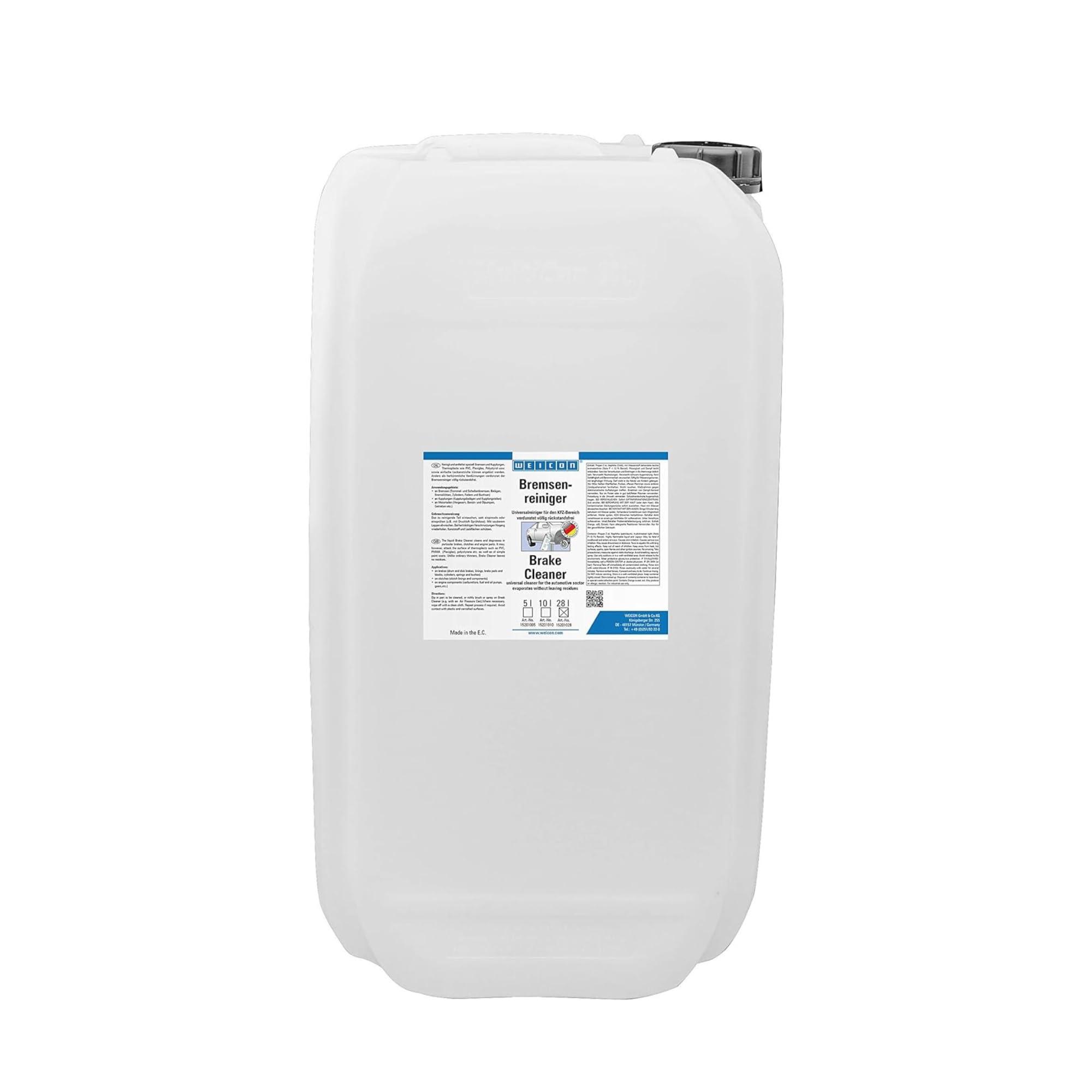 WEICON Detergente per freni 28 L Detergente universale per auto/moto incolore