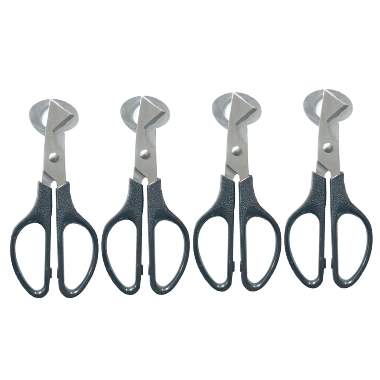 Cabilock 4pcs Quail Egg Scissors Black Opener Eggshell Cutting Tool Kitchen Shears