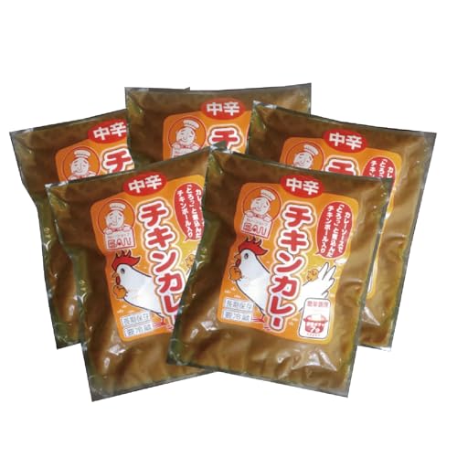 バオバブの木 カレーショップばん 宮崎産若鶏のチキンカレー5食セット 老舗 チキンボール 若鶏 モモ肉 鶏肉 タレ レトルト 冷蔵便