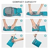 G4Free Kleiner Rucksack 10L Faltbarer Leichter Wanderrucksack Damen Herren Daypack für Outdoor Wandern Camping Reisen Klettern