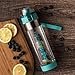 Fresh Fusions Fruit Infuser Water Bottle 24 oz (Teal, 24 oz)
