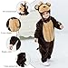 TONWHAR Toddlers Animal Costume Unisex Baby's Warm Halloween Outfits Kids Dress Up Jumpsuits Rompers(18-24M,Monkey)