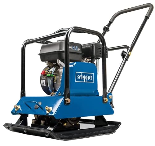 Rüttelplatte Scheppach Benzin HP2000S mit 20 kN und 6,5 PS