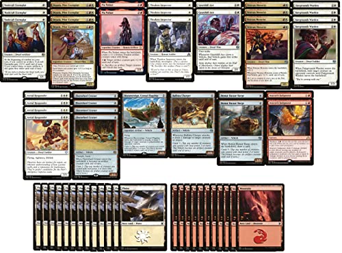 Red White Dwarf Deck - Modern Legal - Custom Built - Magic The Gathering - MTG - 60 Card