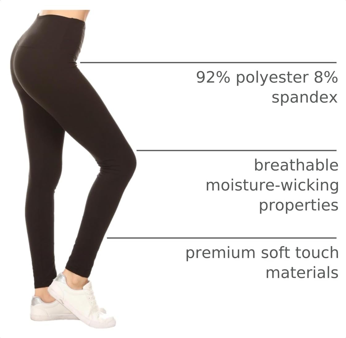 Leggings Depot ActiveFlex High Waist Athletic Leggings, Yoga Pants