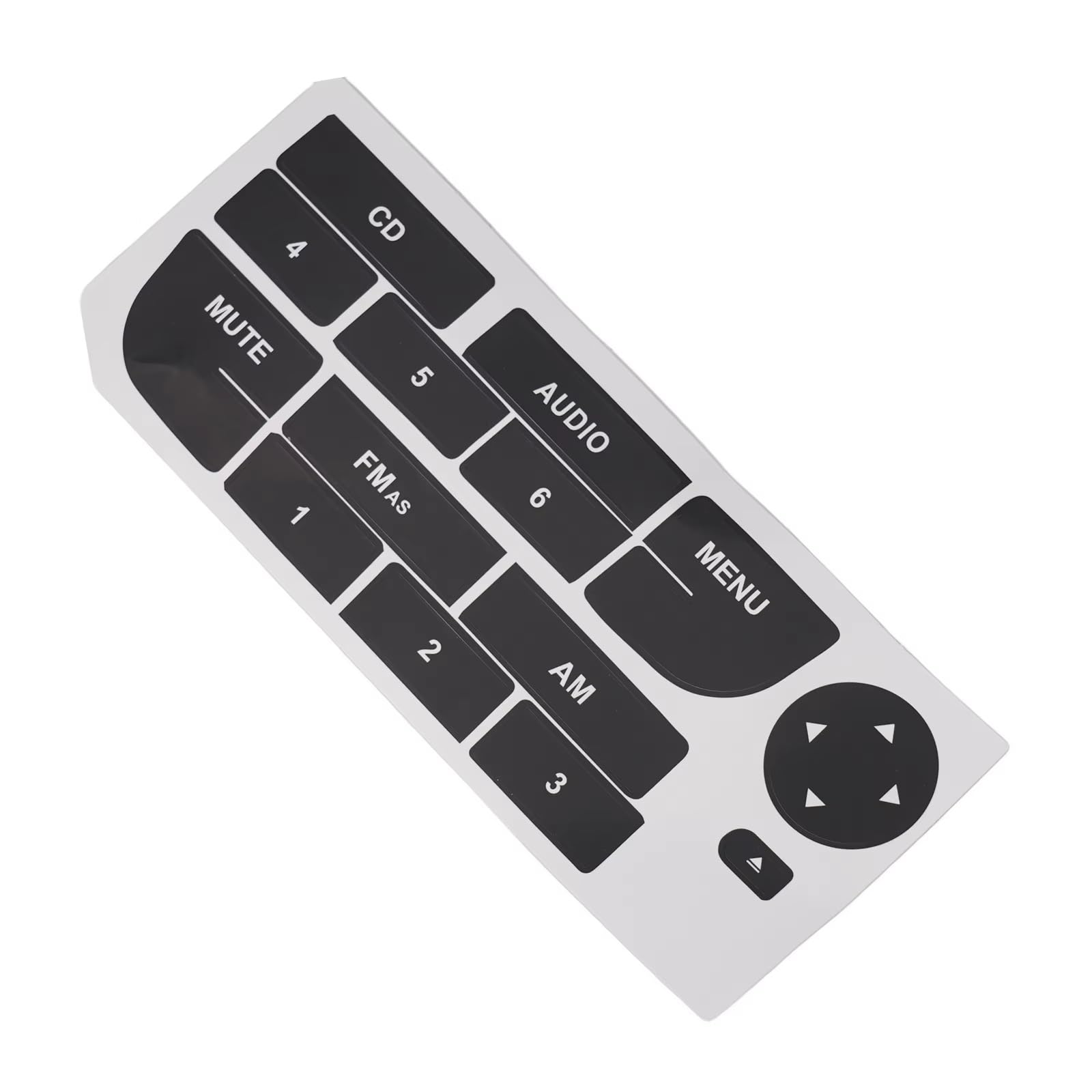 Car Button Stick Compatible with Fiat for Grand for Punto Repair Decals Radio Button Repair Stickers Multimedia Radios Auto Parts Car Interior Interior Accessories