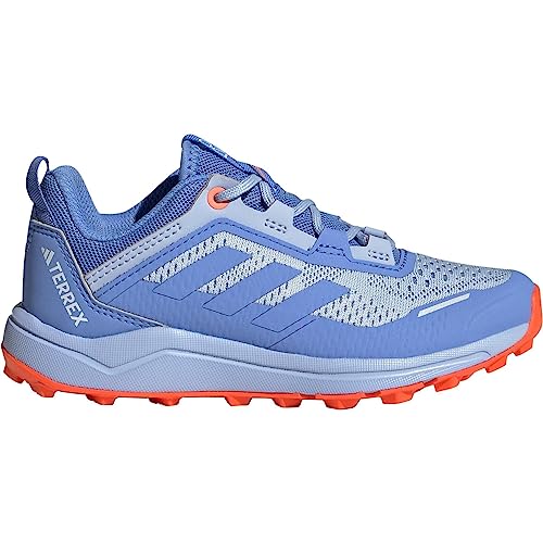 adidas Unisex Kinder Terrex Agravic Flow Trail Running Shoes, Blue Fusion / Blue Fusion / Coral Fusion, 38 EU