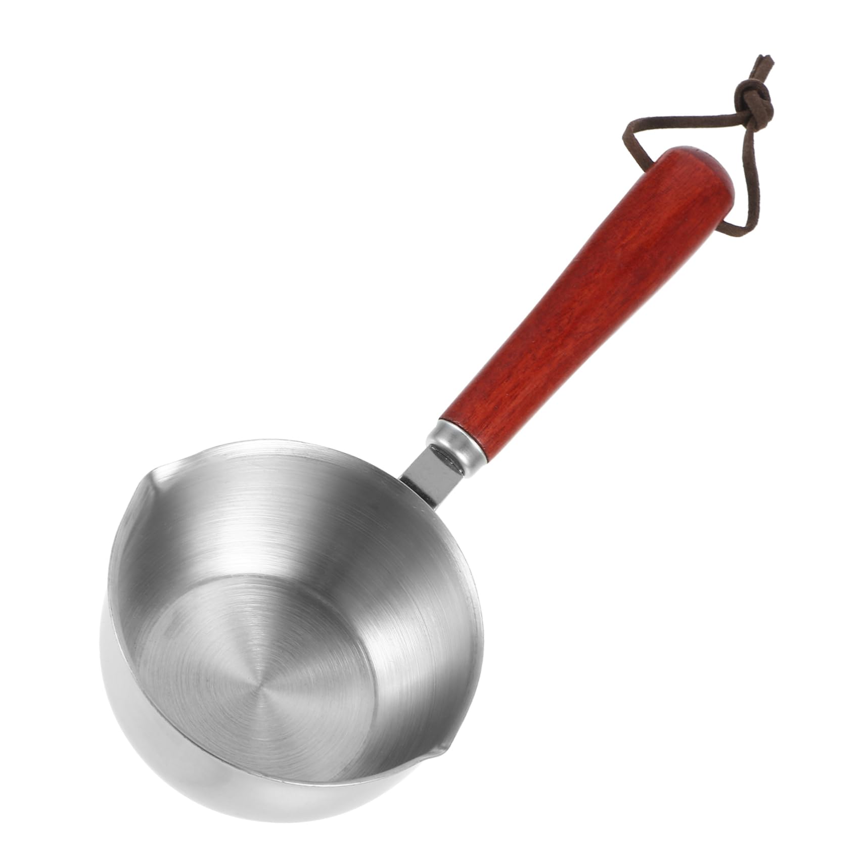 Cabilock Stainless Steel Mini Milk Warmer Pot with Handle Small Saucepan for Milk Porridge and Soup Compact Design for Easy Storage and Versatile Cooking