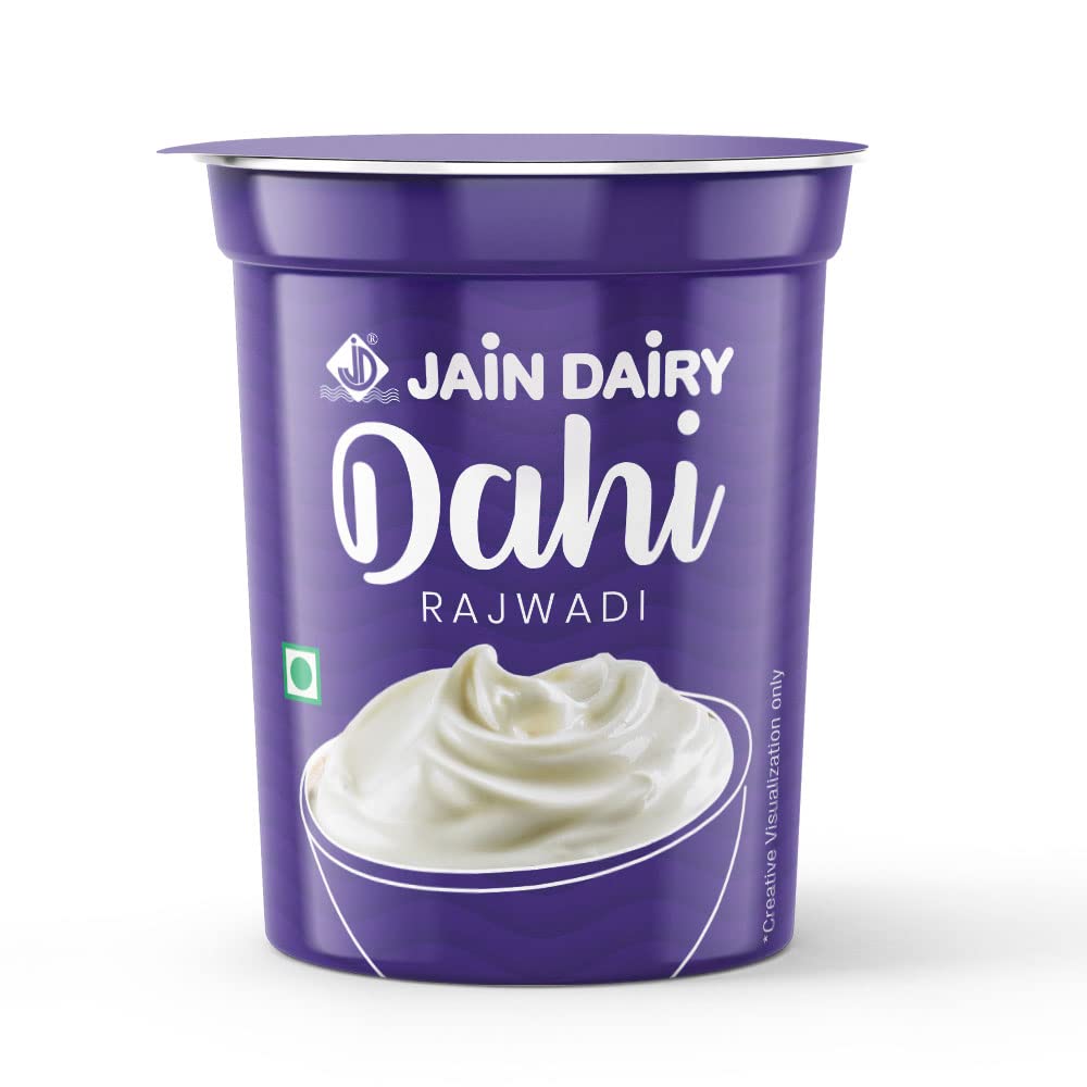 Jain Dairy Dahi Rajwadi, 380 g Cup Amazon.in Grocery & Gourmet Foods