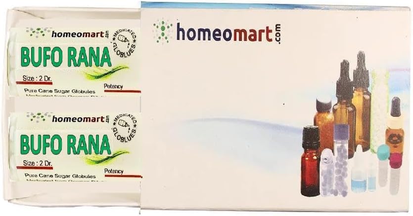 Bufo Rana Homeopathy Pellets (Pills) in 30C Potency Pack of 2