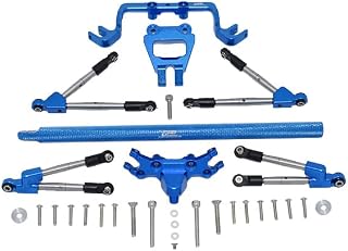 GPM for TRAXXAS-1/10 4WD HOSS 4X4 VXL 3S-90076-4 Aluminum Alloy Front and Rear Anti-roll bar + Fixed Code + Middle Support Frame Combination