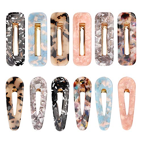 12 Pack Hair Clips for Women,Alligator Hair Clips for Styling Small Hair Clips for Hair Barrettes for Women Alligator Clips for Hair Accessories for Women