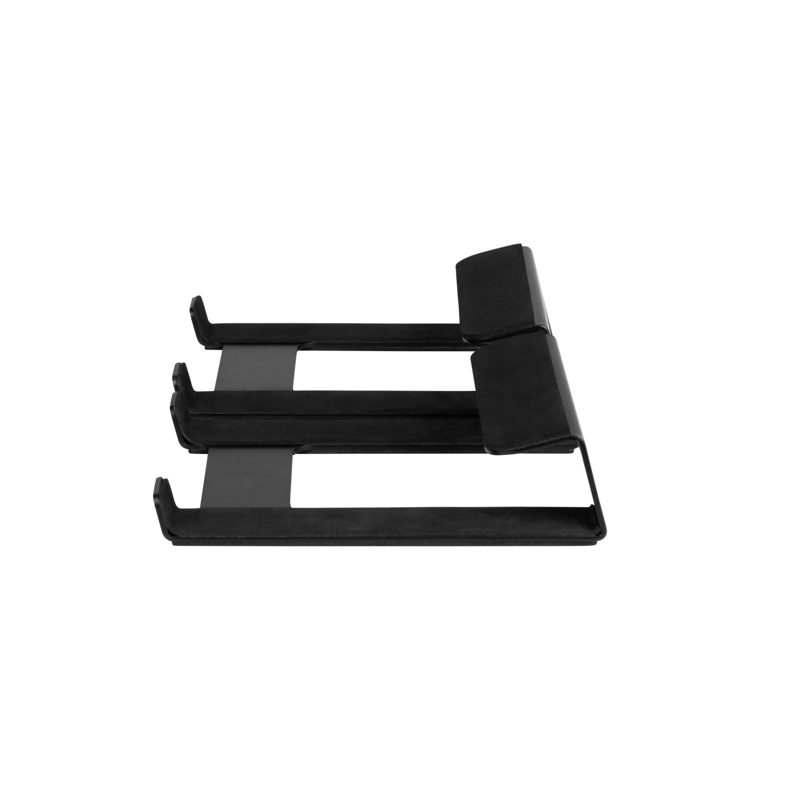 Gator Frameworks Supports de Bureau en Coin pour Haut-parleurs d'ordinateur et moniteurs de Studio de Petite à Moyenne Taille – Lot de 2 (GFW-SPKSTMNDSK-WDG)