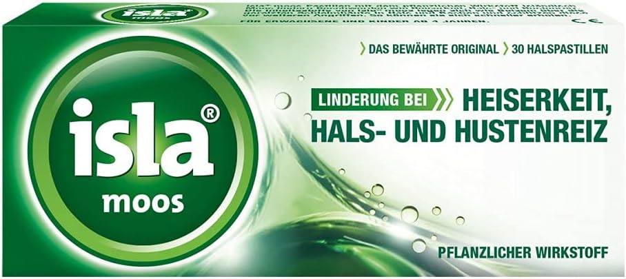 isla moos Halspastillen, 30 pcs. pastilles