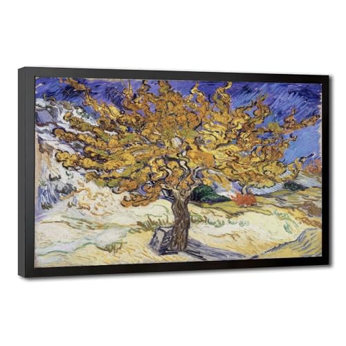 Toile Van Gogh The Mulberry Tree tableau imprimé cadre suspendre déco salon grand format
