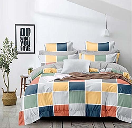 Image of Ultra-Soft Luxury AC Comforter Set Double Bed | 90x100 Inch | Includes 1 Comforter, 1 Bedsheet & 2 Pillow Covers | All-Season Premium Bedding Set (MultiBox)