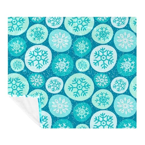 Couverture douce en microfibre bleue : confort thermique idéal pour vos moments sur le sofa - 2