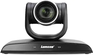Lumens VC-B30UB HD Pan/Tilt/Zoom (PTZ) Camera, Black, 1/2.8" 2MP CMOS Image Sensor, 12x Optical Zoom, 12x Digital Zoom, 72° Horizontal Viewing Angle, Aperture F1.8~2.8, 1.6 lux Minimum Illumination asin的图片