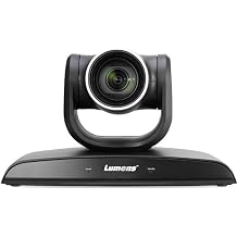 Lumens VC-B30UB HD Pan/Tilt/Zoom PTZ Camera, Black, 1/2.8" 2MP CMOS Image Sensor, 12x Optical Zoom, 12x Digital Zoom, 72 Horizontal Viewing Angle, Aperture F1.82.8, 1.6 lux Minimum Illumination