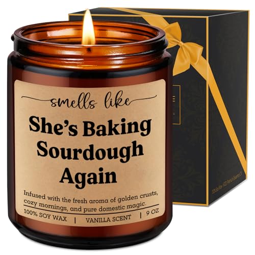 Fairy's Gift Candle, Sourdough Gifts for Bakers Women, Baking Gifts, Sour Dough Starter, Bread Baker...