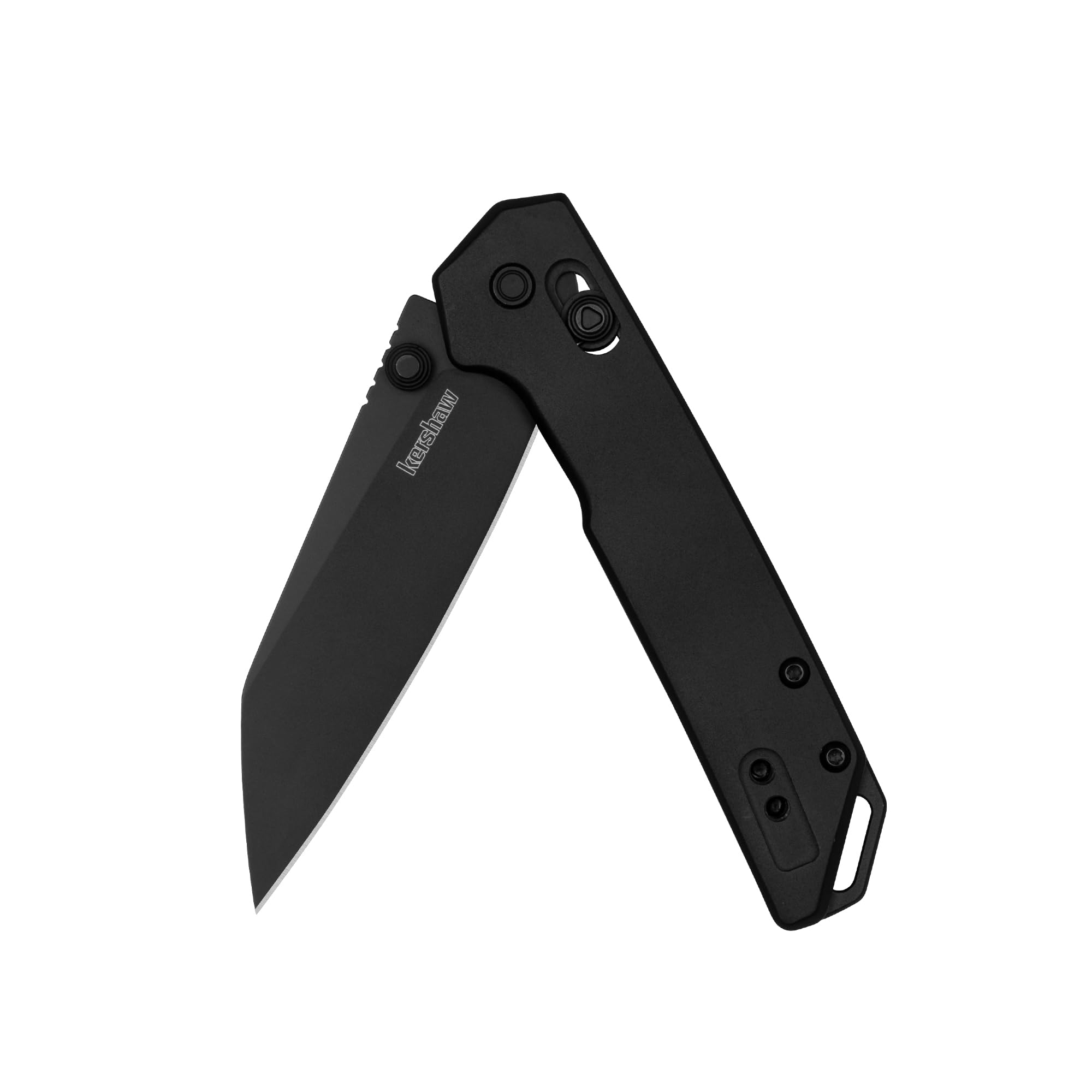 Kershaw Mini Iridium Folding Pocket Knife, 3 inch D2 Steel Blade, DuraLock, Aluminum Handle, Pocketclip
