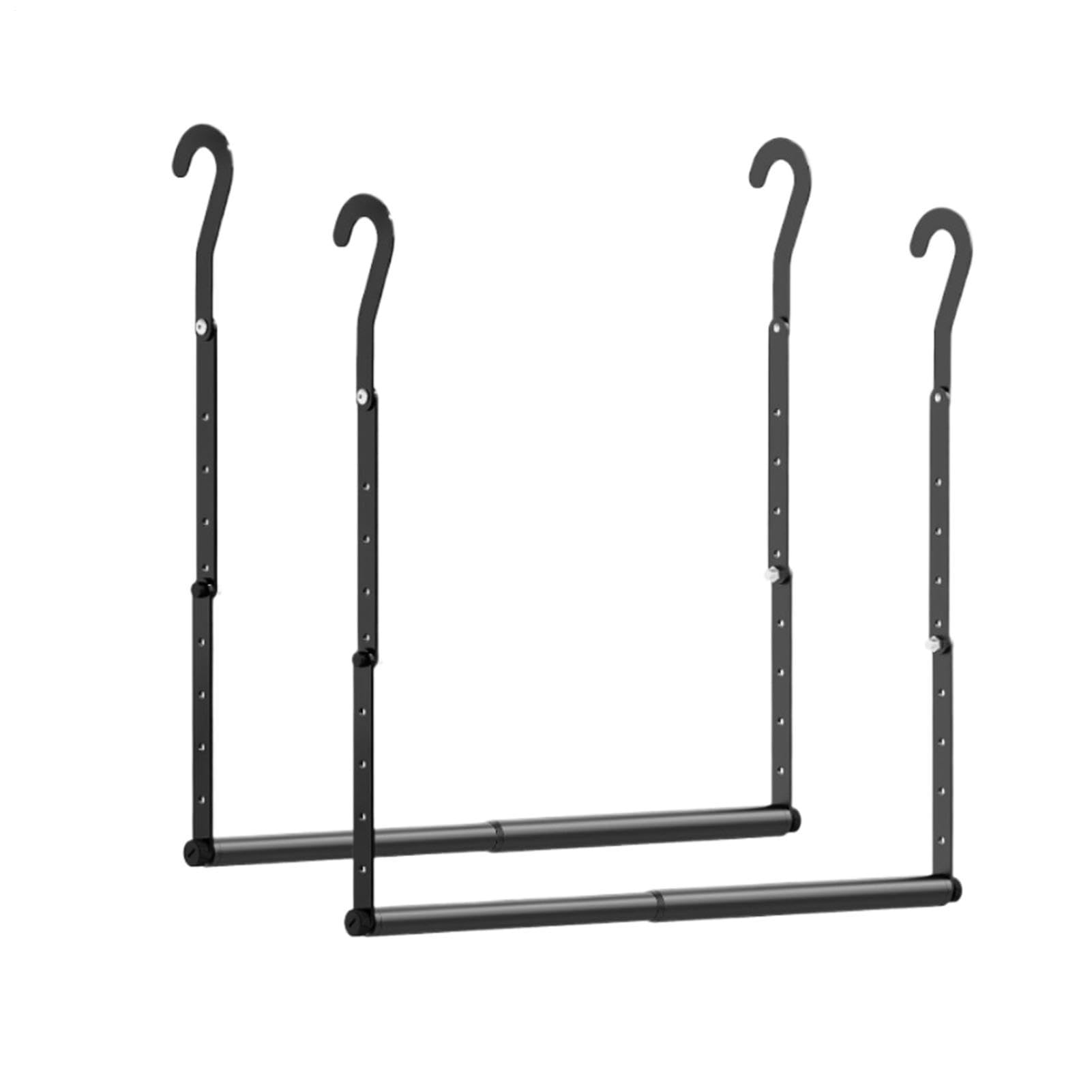 Varilla Extensible Para Armario 2 Piezas 9 Alturas Ajustables Organizador