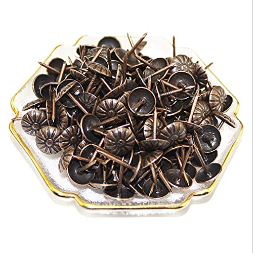 200 Pcs Upholstery Tacks Nails, Furniture Nails for Sofa,Crafts,Decorative Painting, 7/16