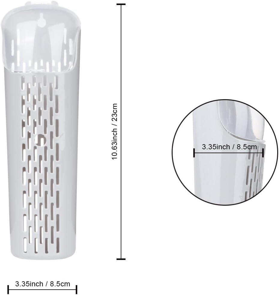 Chopsticks Holder Kitchen Utensil Drainer Plastic Wall Mounted