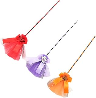 Gogogmee 3 Pçs Vassoura De Bruxa De Halloween Mini Brinquedo Vassoura De Criança Brinquedo Adulto Vassoura De Bruxa Vassoura De Bruxa Vassoura De Foto De Halloween Vassoura De Halloween