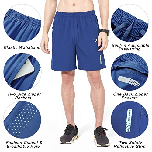 Image of NORTHYARD Men's Athletic Running Shorts Quick Dry Workout Shorts 7 inch / 5 inch / 9 inch Lightweight Sports Gym Basketball Shorts Hiking