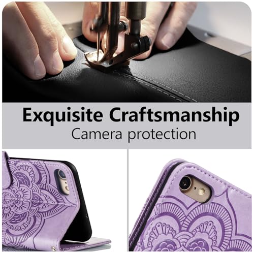 Housse de protection iPhone 7 Plus violette pour vos sorties quotidiennes - 7
