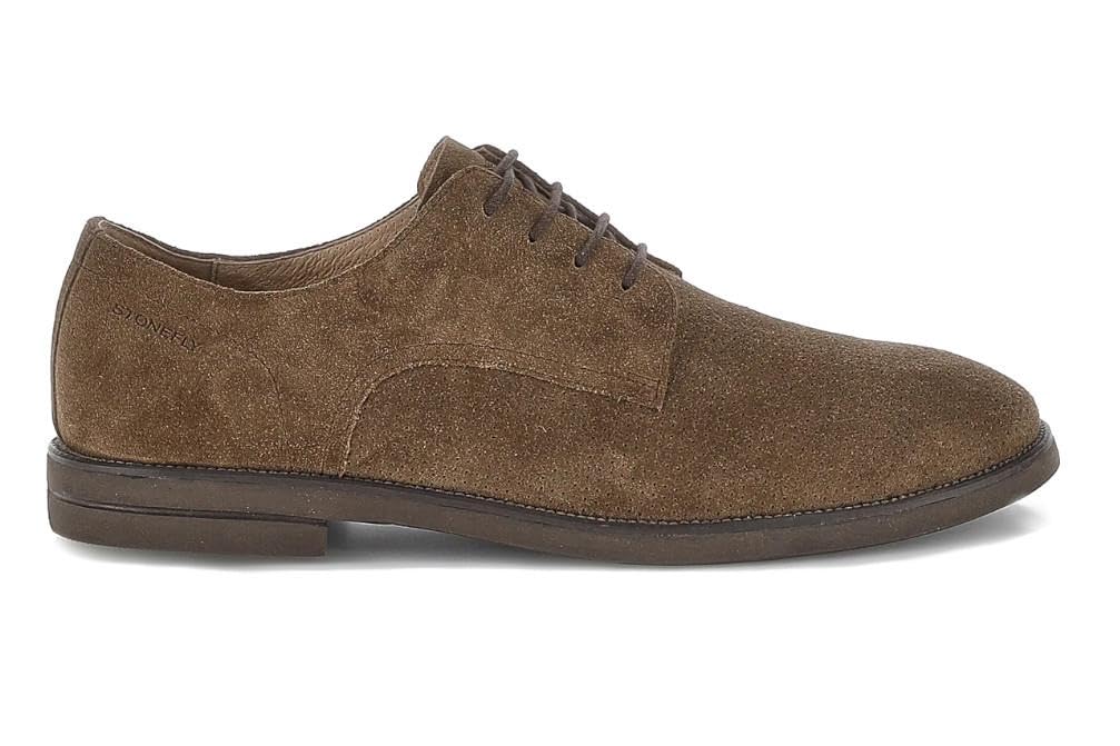 Scarpe con Lacci Calvin 2 Stonefly 223447 Scarpe Derby in marrone Camoscio - Uomo