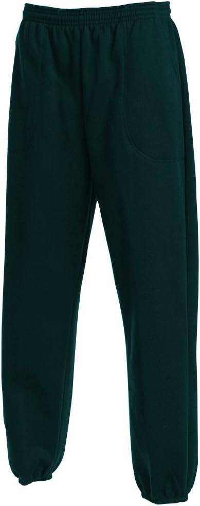 Men's Classic 3 Pocket Fleece Sweatpants Elastic Bottom Made in USA
