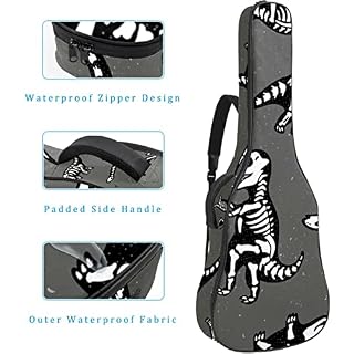 Hondank Étui de protection rembourré pour guitare acoustique classique Motif chat noir, Multicolore 03., 42.9×16.9×4.7… - Les Beatles, Paul McCartney, John Lennon, RIngo Starr, George Harrison Hondank Étui de protection rembourré pour guitare acoustique classique Motif chat noir, Multicolore 03., 42.9x16.9x4.7… – Image 4