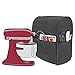 Luxja Abdeckhaube für KitchenAid Küchenmaschine, Anti-Staub Abdeckung für KitchenAid Küchenmaschine und Zubehör(passend für 5,6-7,5 Liter KitchenAid Küchenmaschine), Schwarz