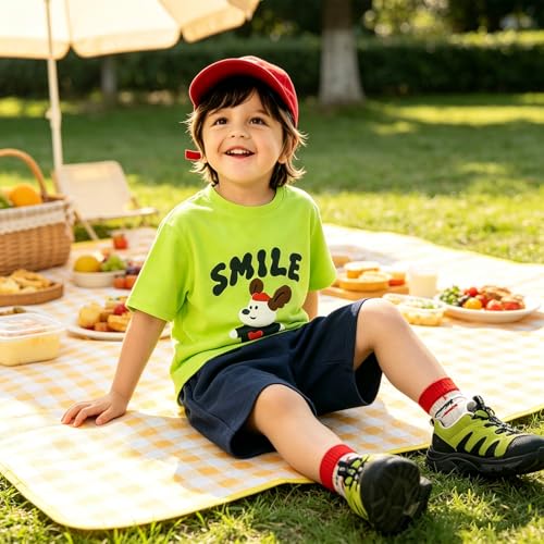 Image of Toddler Boys 4 PCs T-shirts and Shorts Set Baby Summer Clothes Outfit