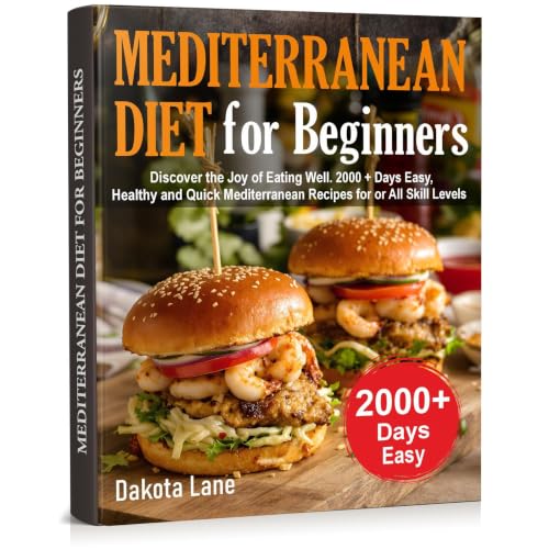 MEDITERRANEAN DIET FOR BEGINNERS Audiobook By Dakota Lane cover art