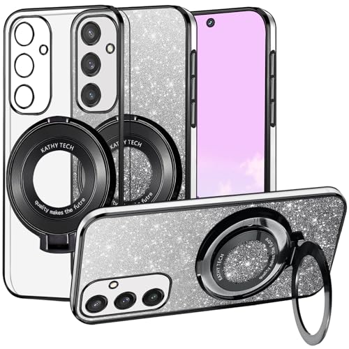 Coque silicone Samsung S26 Plus mignonne avec anneau support MagSafe