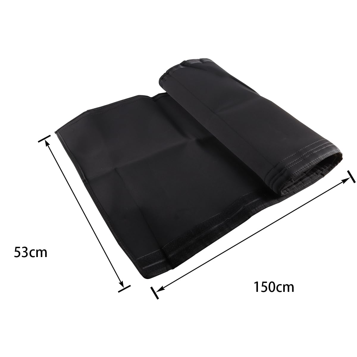 Housse isolante pour tuyau d'échappement de climatisation mobile, compatible avec les tuyaux de 5 et 5,9 pouces (noir)