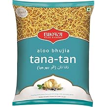 Aloo Bhujia Tana-Tan Potato Flakes Indian Namkeen Snack 400 g