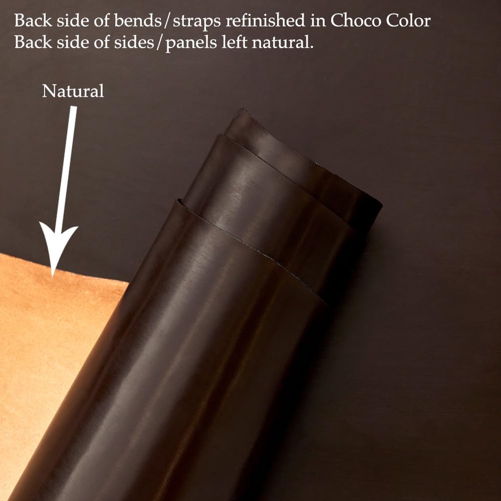 Buckleguy.com Sedgwick English Bridle Leather, Bend, 9-10oz, Choco