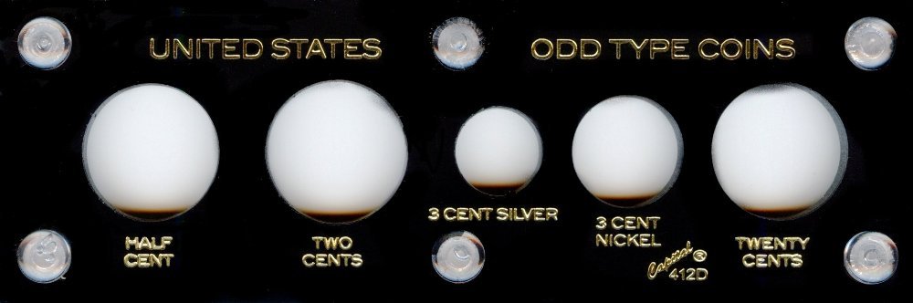 Capital Plastics 2x6 Holder - US ODD TYPE in Black - 412D