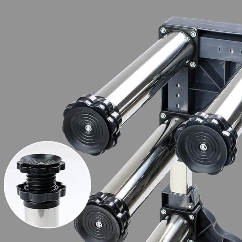 折りたたみ式家電スタンド、冷蔵庫スタンド、高さ調節可能なランドリーラック、衝撃吸収ゴム、ノイズ低減、ミニ/子供用洗濯機に適しています