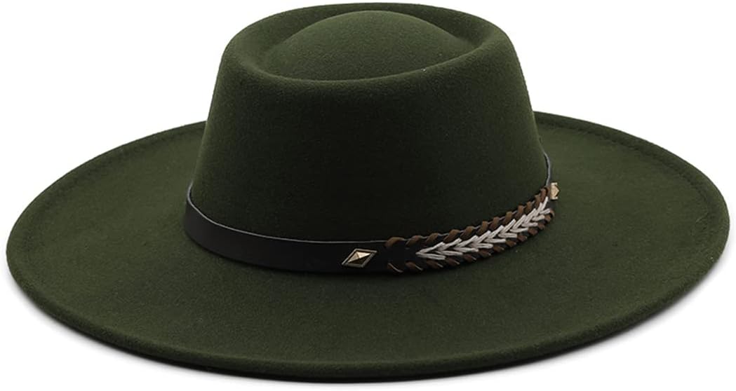 Fedora Hats for Women Wide Brim Men Cap Felted Hat Panama Church Wedding Men Women's Hat