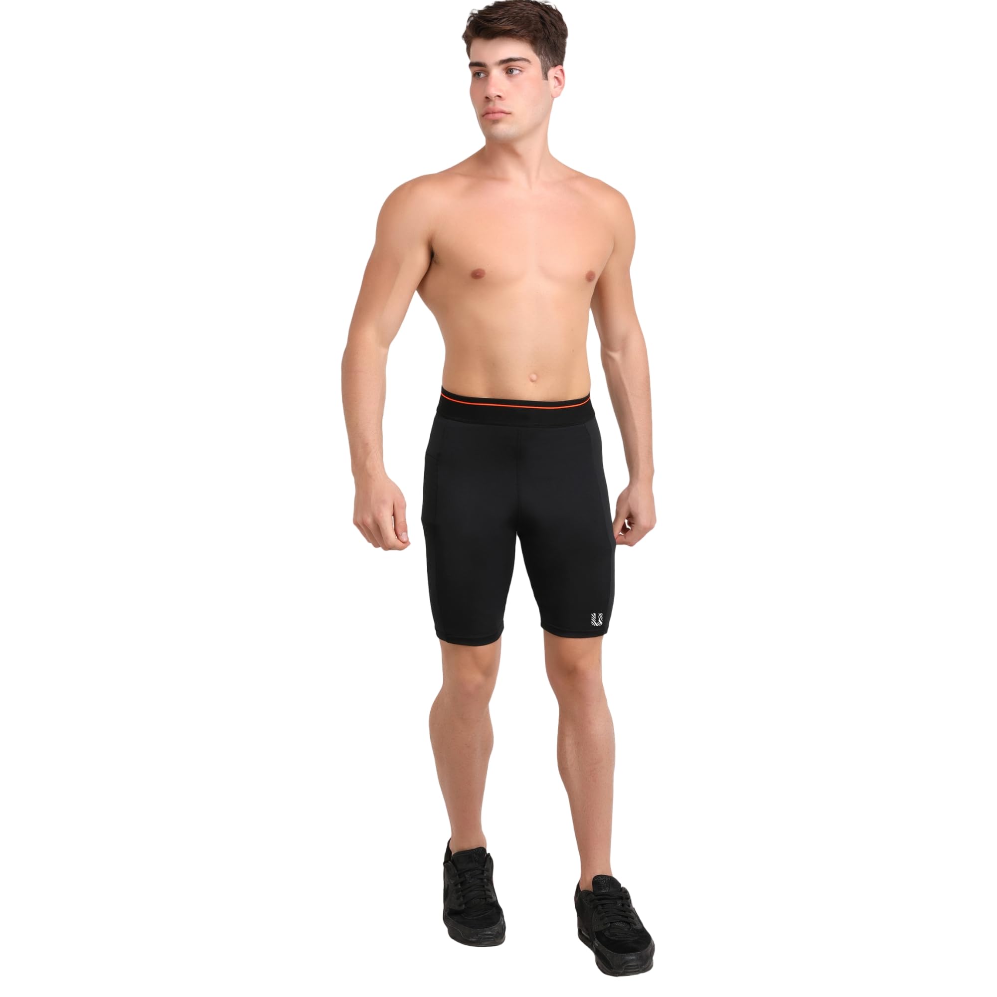 unbeatable UBBEATABLE Men's Compression Workout Shorts Leggings with Pockets for Phone - Base Layer Tights, Short Pants-picture-26