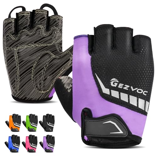 GEZVOC Cycling Gloves Bike Gloves Biking Gloves Women