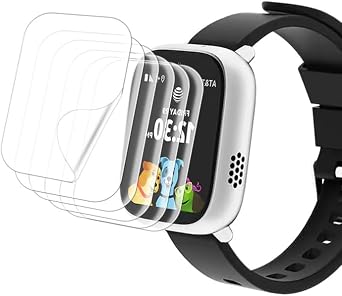 [6 Pack] for AT&T amiGO Jr. Watch 2 screen protector, Case Friendly HD Clear [Anti-Scratch] [Bubble Free] [Anti-Fingerprint] PET Film for AT&T amiGO Jr. Watch 2