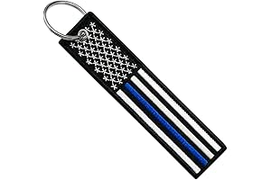 Motorcycle Keychain Tag with Key Ring